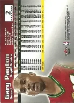 Back of Gary Payton