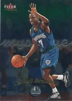 2000-01 Fleer Mystique #8 - Terrell Brandon - Minnesota Timberwolves