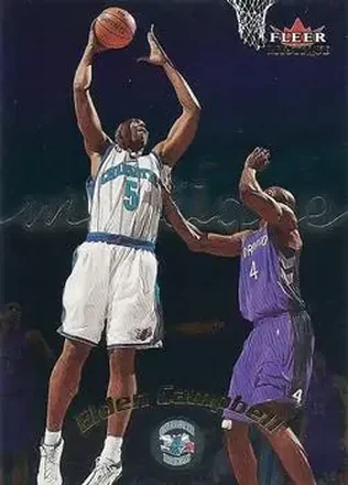 2000-01 Fleer Mystique #18 - Elden Campbell - Charlotte Hornets