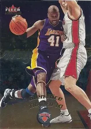2000-01 Fleer Mystique #23 - Glen Rice - New York Knicks 2000-01 Fleer Mystique #23 - Glen Rice - New York Knicks