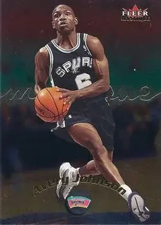2000-01 Fleer Mystique #25 - Avery Johnson - San Antonio Spurs