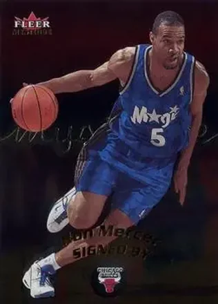 2000-01 Fleer Mystique #47 - Ron Mercer - Chicago Bulls
