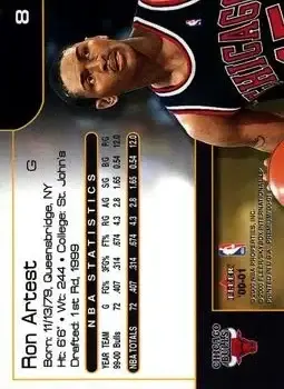 Back of Metta World Peace