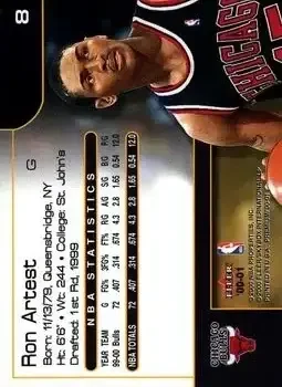 Back of Metta World Peace
