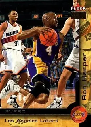 2000-01 Fleer Premium #19 - Ron Harper - Los Angeles Lakers
