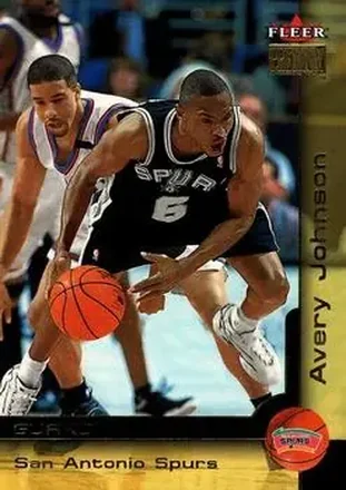 2000-01 Fleer Premium #22 - Avery Johnson - San Antonio Spurs