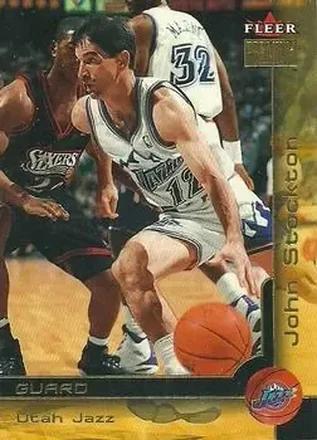2000-01 Fleer Premium #41 - John Stockton - Utah Jazz