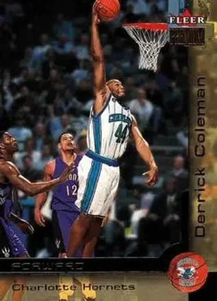 2000-01 Fleer Premium #49 - Derrick Coleman - Charlotte Hornets
