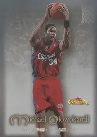 2000-01 Fleer Showcase #29 - Michael Olowokandi - Los Angeles Clippers