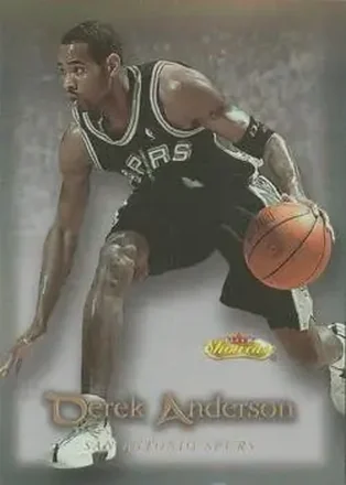 2000-01 Fleer Showcase #30 - Derek Anderson - San Antonio Spurs