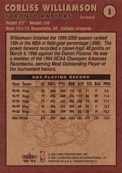 Back of Corliss Williamson
