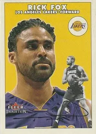 2000-01 Fleer Tradition #12 - Rick Fox - Los Angeles Lakers
