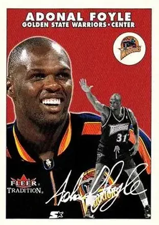 2000-01 Fleer Tradition #28 - Adonal Foyle - Golden State Warriors
