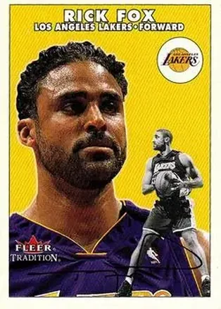 2000-01 Fleer Tradition Glossy #12 - Rick Fox - Los Angeles Lakers