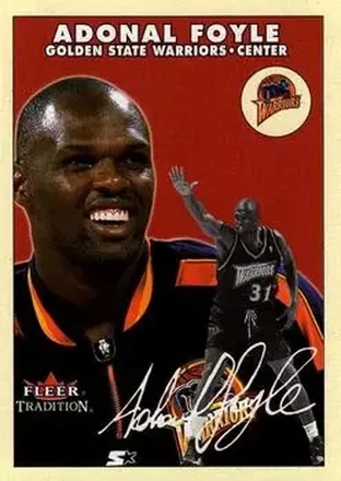 2000-01 Fleer Tradition Glossy #28 - Adonal Foyle - Golden State Warriors