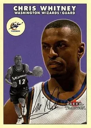 2000-01 Fleer Tradition Glossy #29 - Chris Whitney - Washington Wizards