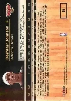 Back of DerMarr Johnson