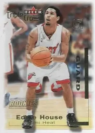 2000-01 Fleer Triple Crown #12 - Eddie House - Miami Heat 2000-01 Fleer Triple Crown #12 - Eddie House - Miami Heat