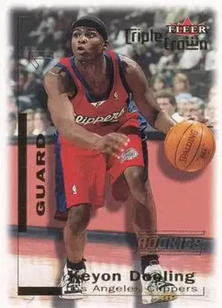 2000-01 Fleer Triple Crown #13 - Keyon Dooling - Los Angeles Clippers