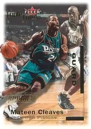 2000-01 Fleer Triple Crown #15 - Mateen Cleaves - Detroit Pistons