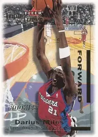 2000-01 Fleer Triple Crown #18 - Darius Miles - Los Angeles Clippers 2000-01 Fleer Triple Crown #18 - Darius Miles - Los Angeles Clippers
