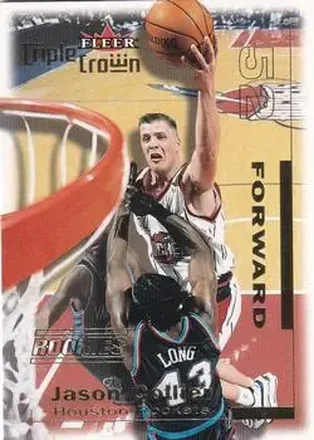 2000-01 Fleer Triple Crown #22 - Jason Collier - Houston Rockets