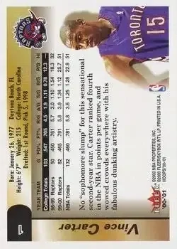 Back of Vince Carter