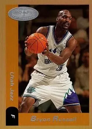 2000-01 Hoops Hot Prospects #25 - Bryon Russell - Utah Jazz