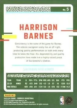 Back of Harrison Barnes