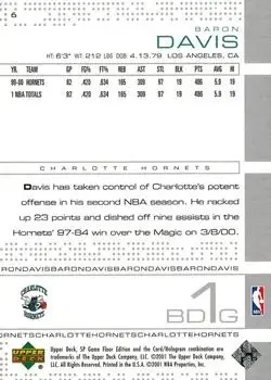Back of Baron Davis