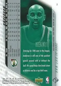 Back of Kenny Anderson