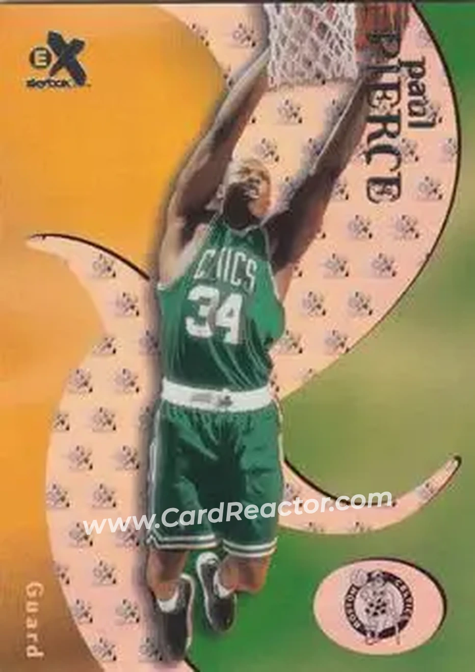 1999-00 E-X #18 - Paul Pierce - Boston Celtics