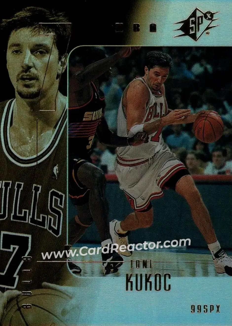 1999-00 SPx #9 - Toni Kukoc - Chicago Bulls - Front