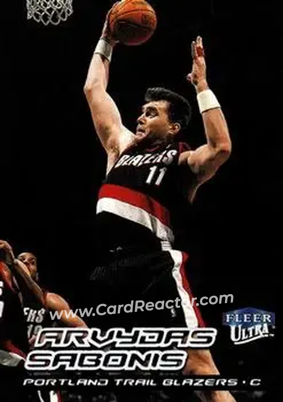 1999-00 Ultra #72 - Arvydas Sabonis - Portland Trail Blazers
