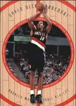 1998 Upper Deck Hardcourt #60 - Rasheed Wallace - Portland Trail Blazers