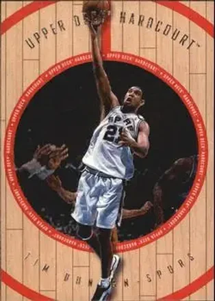 1998 Upper Deck Hardcourt #63 - Tim Duncan - San Antonio Spurs