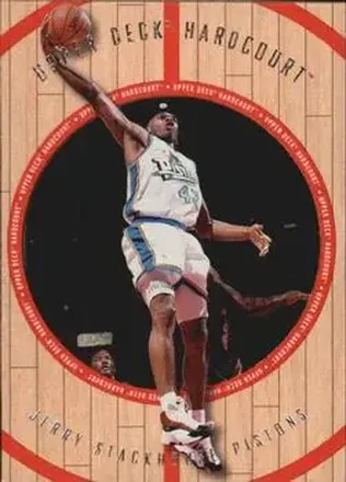 1998 Upper Deck Hardcourt #67 - Jerry Stackhouse - Detroit Pistons