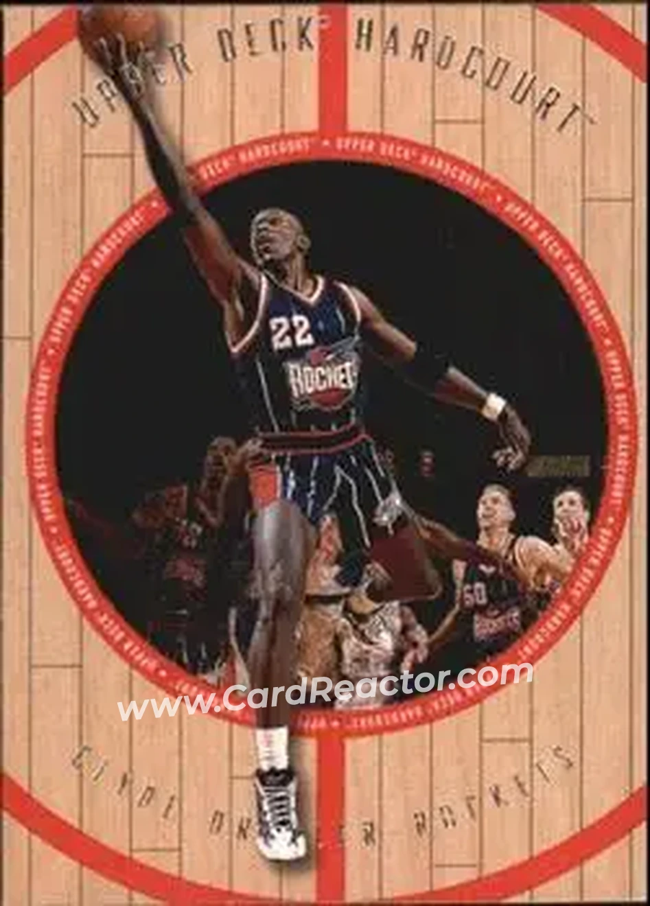 1998 Upper Deck Hardcourt #69 - Clyde Drexler - Houston Rockets