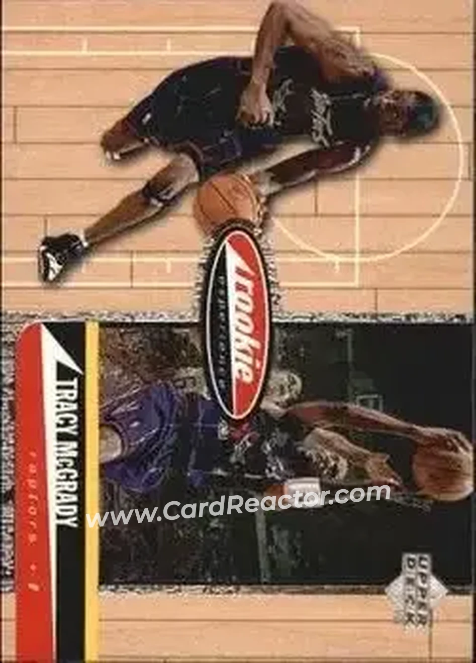 1998 Upper Deck Hardcourt #78 - Tracy McGrady - Toronto Raptors