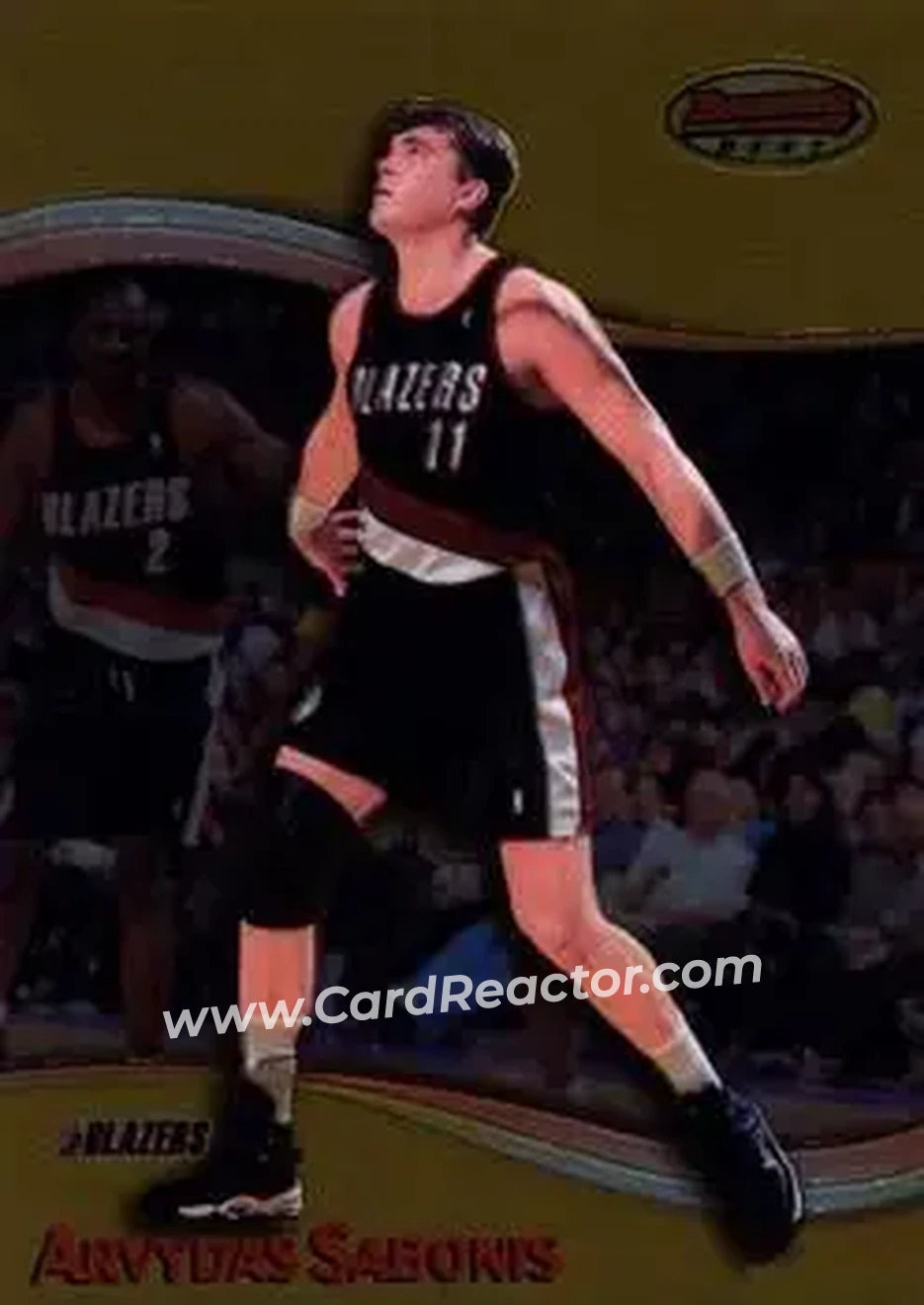 1998-99 Bowman's Best #42 - Arvydas Sabonis - Portland Trail Blazers