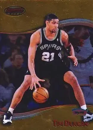 1998-99 Bowman's Best #50 - Tim Duncan - San Antonio Spurs