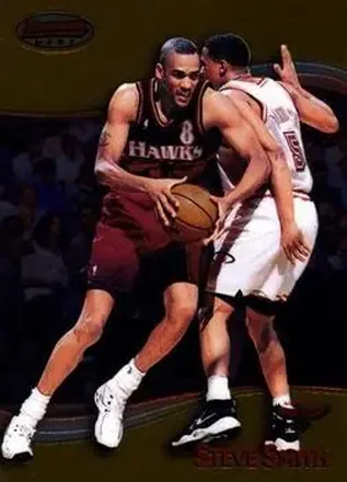 1998-99 Bowman's Best #72 - Steve Smith - Atlanta Hawks