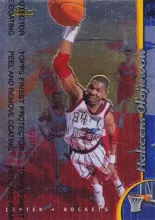 1998-99 Finest #12 - Hakeem Olajuwon - Houston Rockets