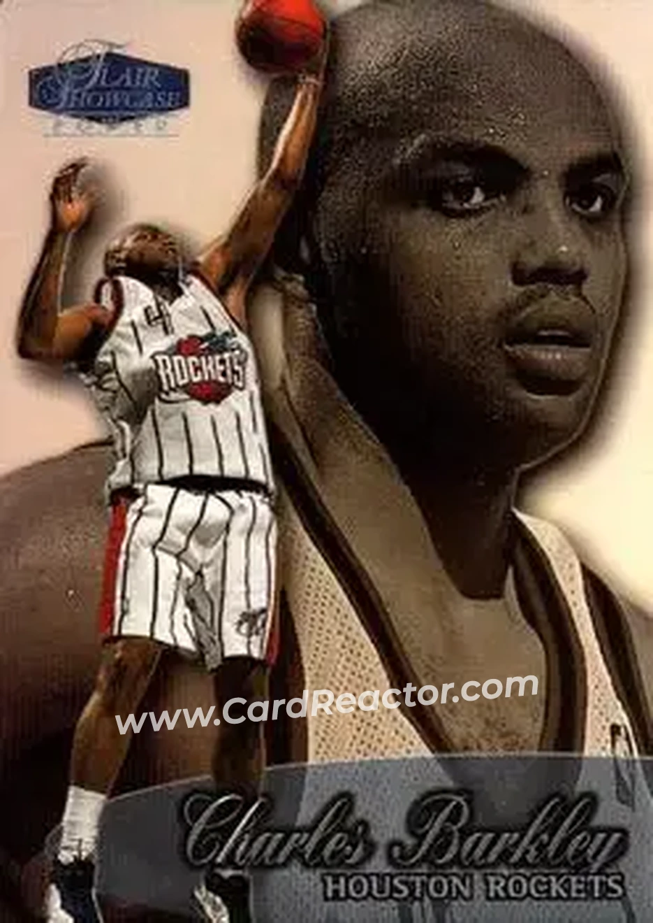 1998-99 Flair Showcase #26 - Charles Barkley - Houston Rockets
