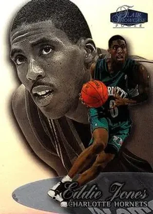 1998-99 Flair Showcase #33 - Eddie Jones - Charlotte Hornets