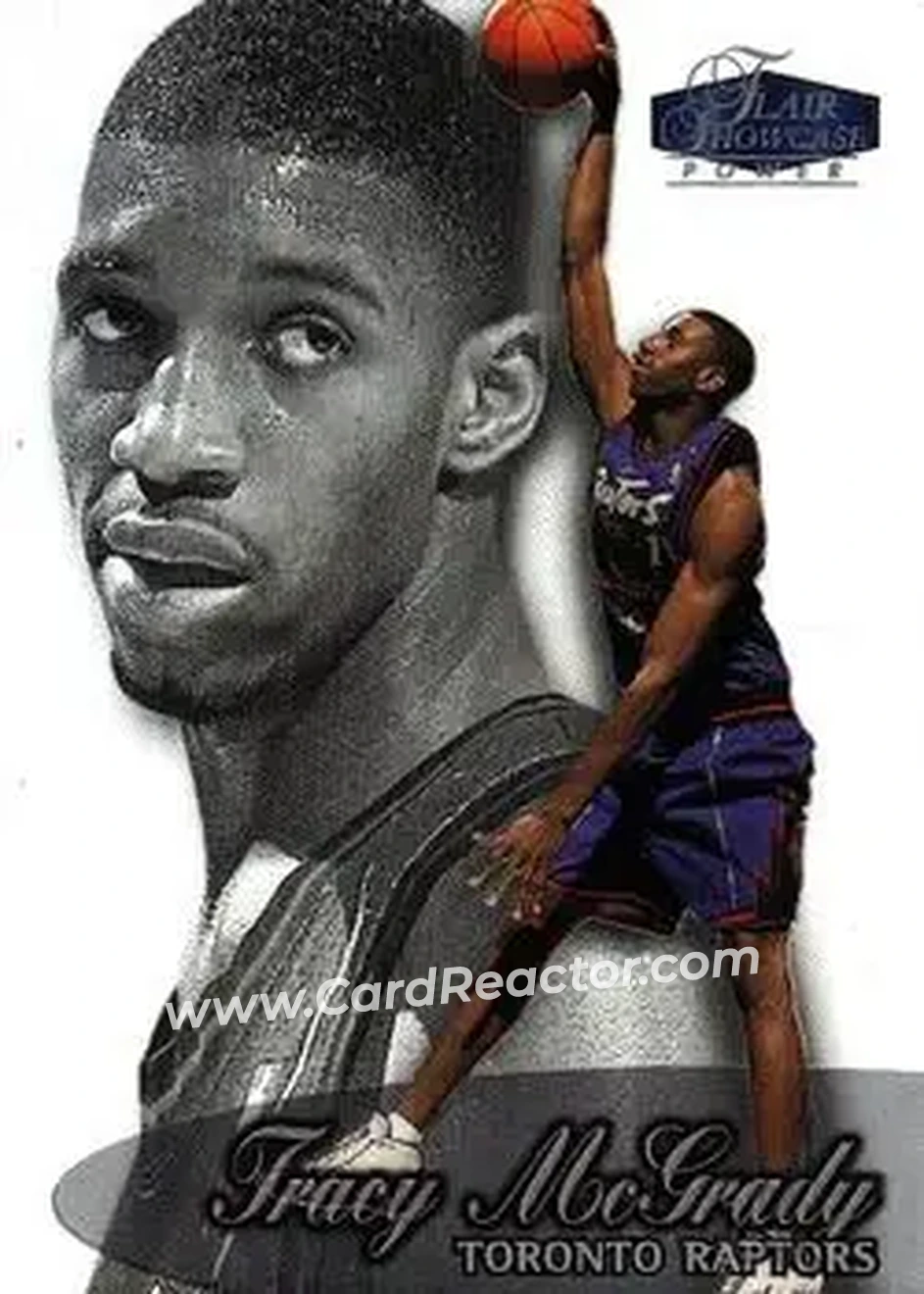 1998-99 Flair Showcase #56 - Tracy McGrady - Toronto Raptors