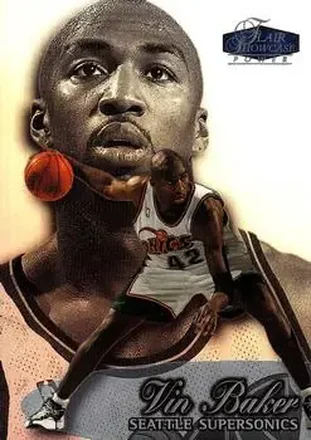 1998-99 Flair Showcase #58 - Vin Baker - Seattle SuperSonics