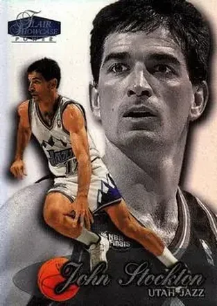 1998-99 Flair Showcase #60 - John Stockton - Utah Jazz