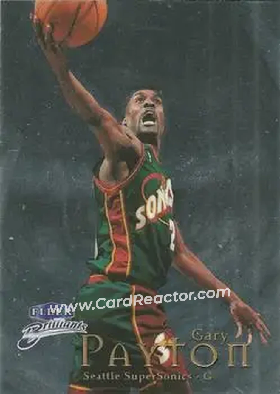 1998-99 Fleer Brilliants #9 - Gary Payton - Seattle SuperSonics