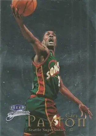 1998-99 Fleer Brilliants #9 - Gary Payton - Seattle SuperSonics
